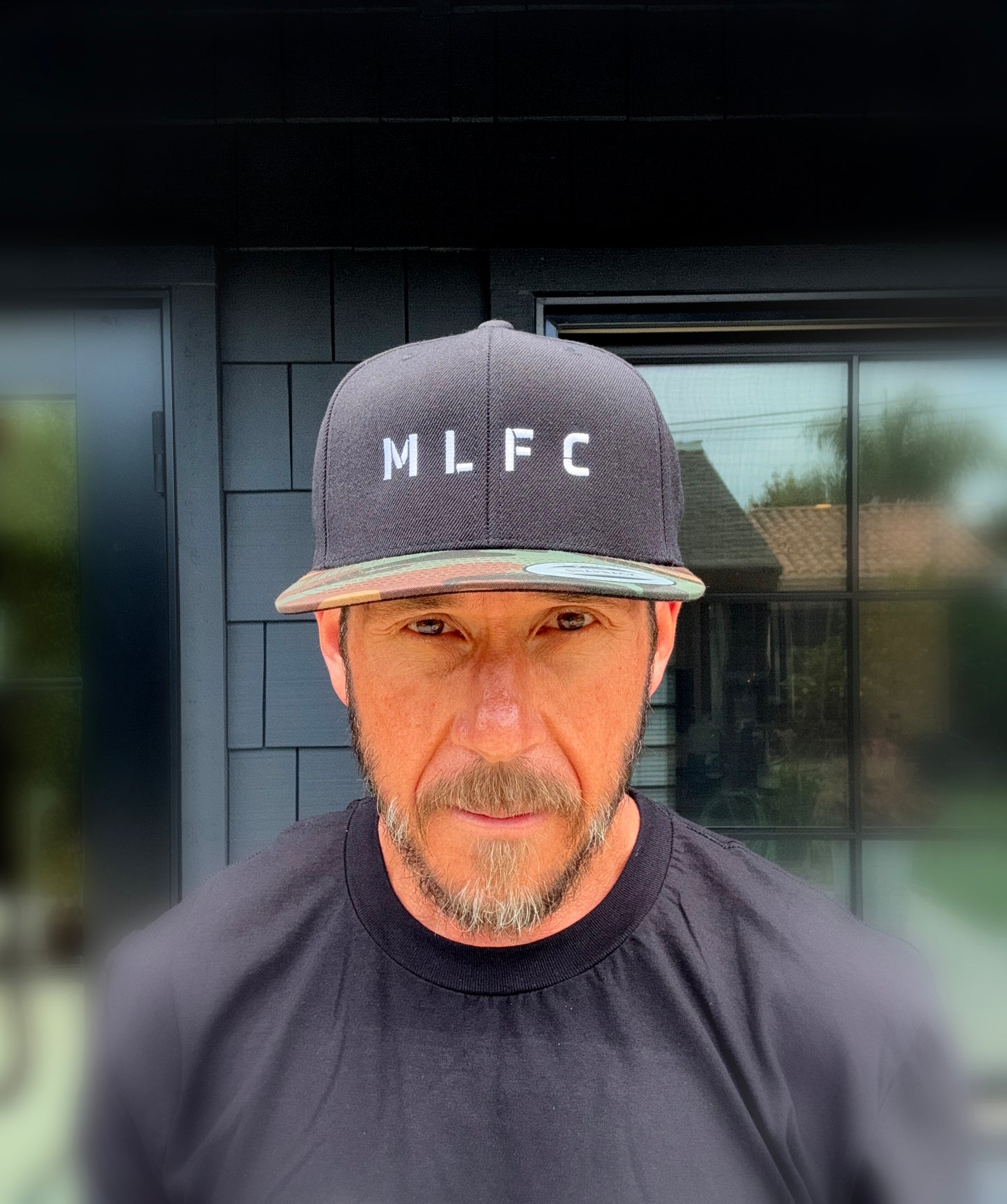 BLACK & CAMO MLFC Embroidered Snapback Adjustable Cap