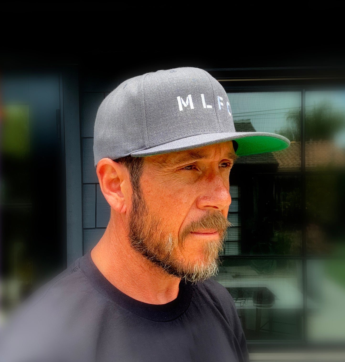 DARK HEATHER GRAY MLFC Embroidered Snapback Adjustable Cap