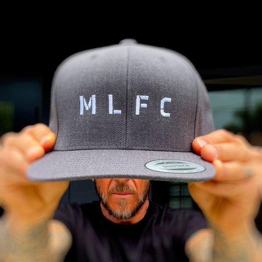 DARK HEATHER GRAY MLFC Embroidered Snapback Adjustable Cap