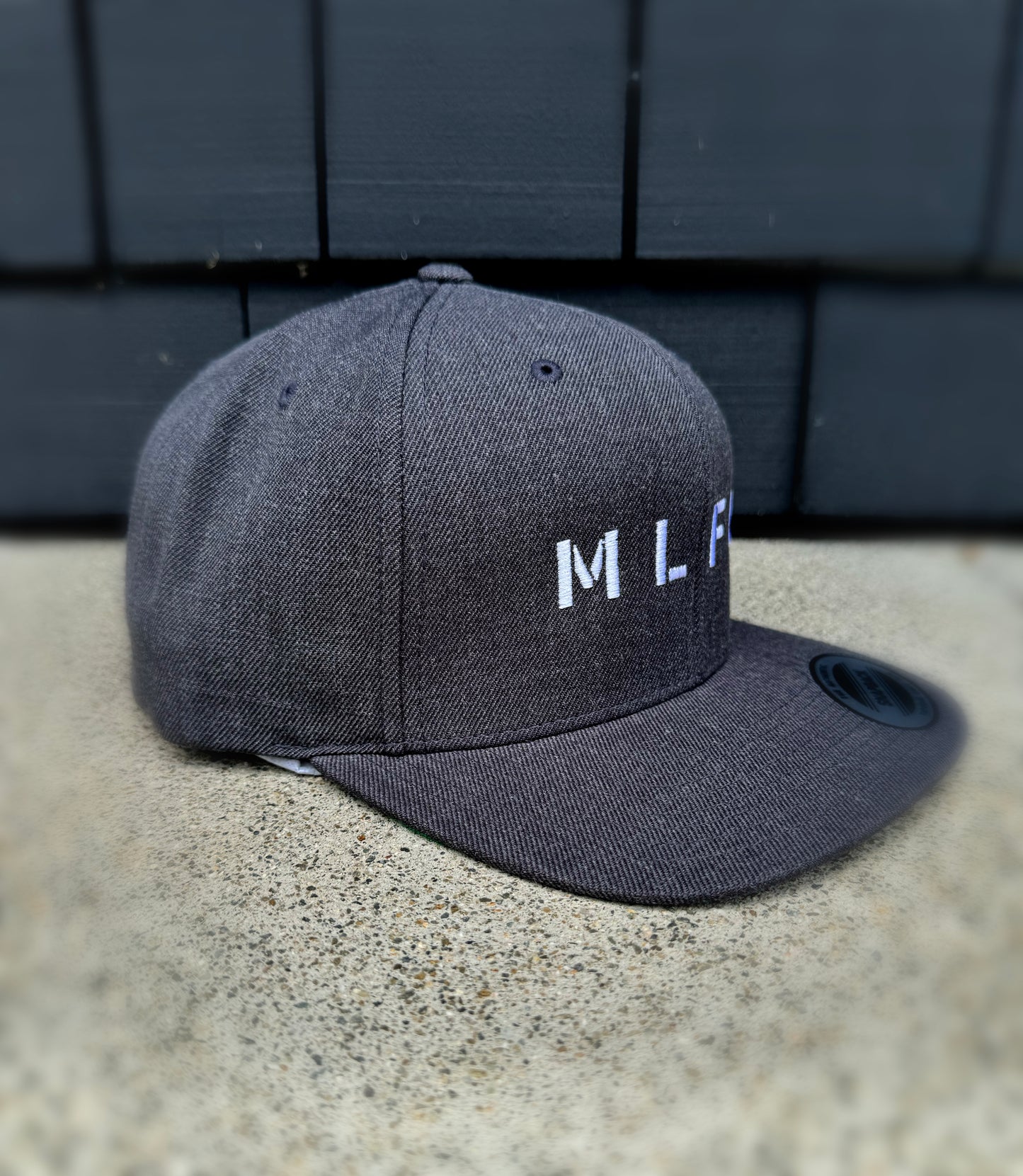 DARK HEATHER GRAY MLFC Embroidered Snapback Adjustable Cap